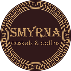 smyrna-logo-round-brown - Smyrna Wood Caskets and Coffins Manufacturer - Funeral Products